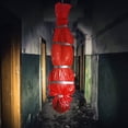 thumbnail image 4 of Escena del crimen de Halloween, cadáver inflable en bolsa para decoración de árbol de Casa Encantada de patio FLhrweasw Nuevo, 4 of 7