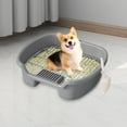 thumbnail image 1 of Inodoro de Entrenamiento para mascotas, orinal interior, bandeja, orinal para cachorros, soporte para almohadilla, bandeja de arena para mascotas,, 1 of 8