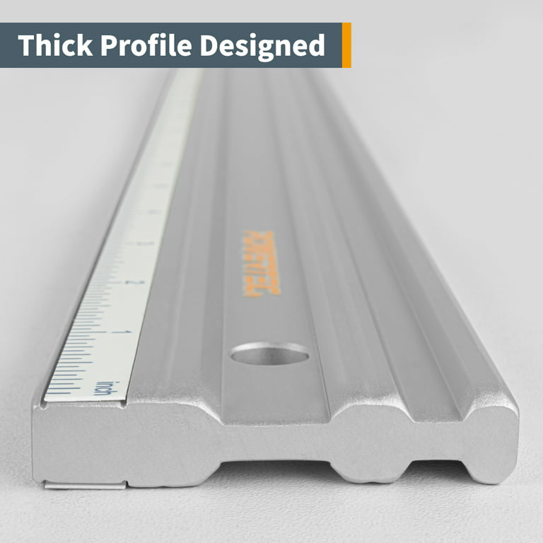 Hyper Tough 36-inch x 1-inch Aluminum Ruler 