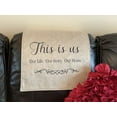thumbnail image 2 of Headrest Cover for furniture with Inspirational wording"This Is Us" slipcover furniture protector fits sofas loveseats recliners theater chairs office furniture chair pads 17x27, 2 of 2