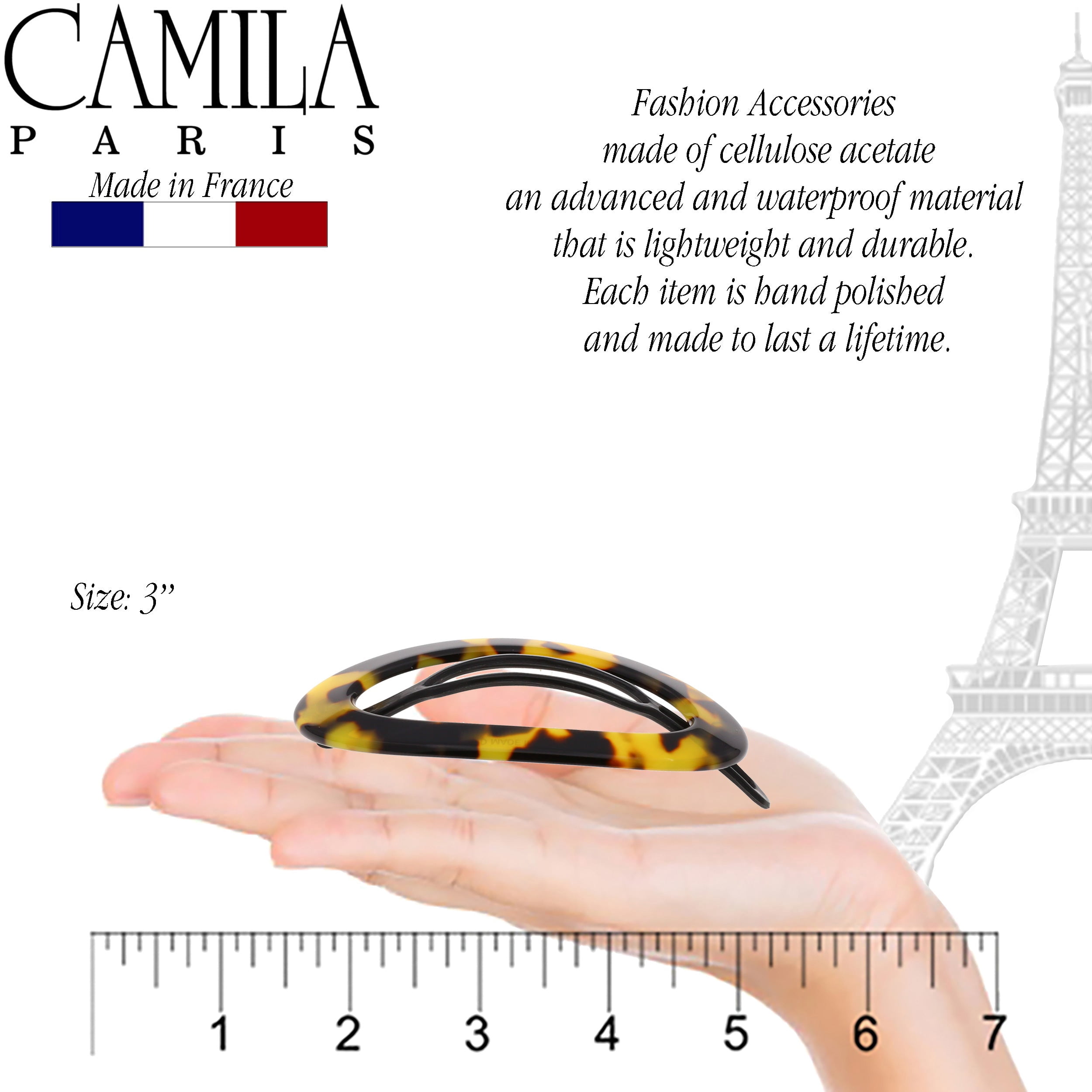 Oval Cut Open Handmade Slide Metal-Free Closure