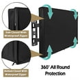 thumbnail image 4 of IC ICLOVER 52"-55" Outdoor TV Cover LED Flat Screen Protector - with Zippers on Both Sides and Bottom - 600D Weatherproof Weather Dust Resistant Television Protector- Cover Size 52.5"L x 33"H x 4.5"W, 4 of 9