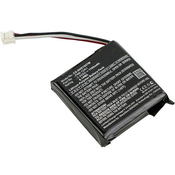 Replacement Battery for Standard Horizon FNB-124LI,7.4V/1100mAh