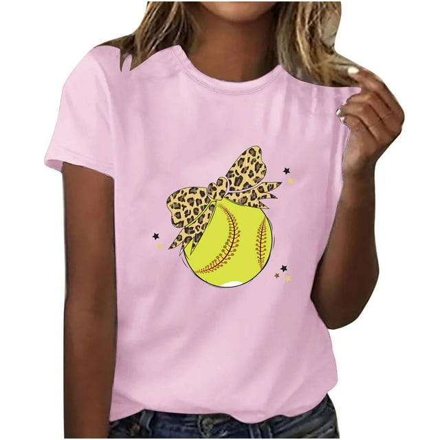 Birdeem Hauts de Mode pour Femmes Imprimé Manches Courtes Blouse Col Rond T-Shirt Hauts