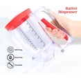 thumbnail image 5 of Mess-Free Pancakes Pourer & Cupcake Batter Dispenser | 4 Cup Capacity | Precision Pour Control & Easy-Squeeze Handle |  Kitchen Tool for Waffles, Crepes & Muffins, 5 of 6