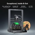 thumbnail image 2 of Impresora 3D Creality Ender 3 V3 600mm/s, Impresoras 3D FDM Estructura Metálica, Nivelación Automática, CoreXZ con Extrusor Directo Doble Engranaje, Hotend 60W 300℃, 220x220x250mm.., 2 of 7