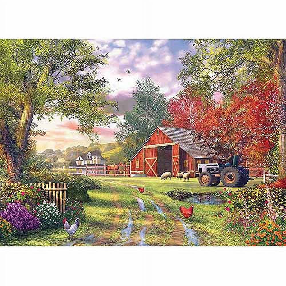 EuroGraphics Evening Mist Puzzle – 1000 Teile, Landschaftsmotiv Mit Abendnebel, Aus Recyceltem Karton