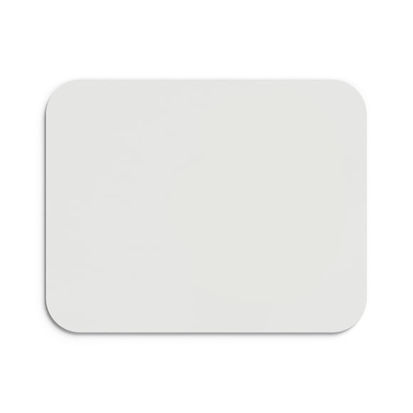 Mouse Pad de 22 * 18cm, Color Blanco Liso Mouse Mat de Antideslizante Natural en Neopreno, Alfombrilla de Mouse para Juego Color Duradero de Textura