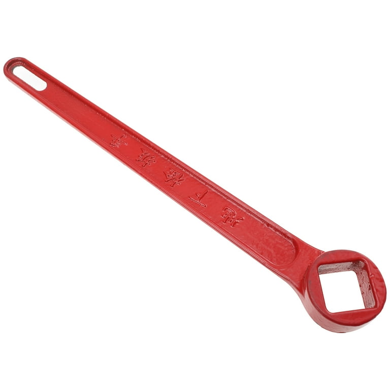 Ratcheting hydrant deals wrench