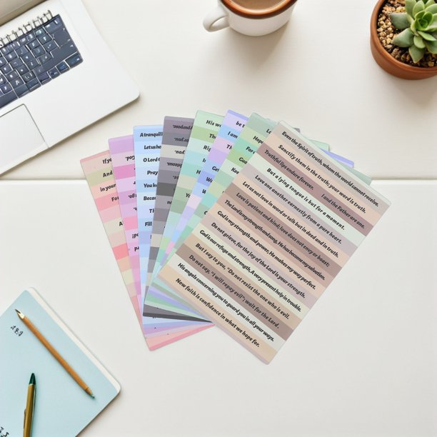 FENGGUIQU 16Ud Stickers Decorativos Con Diseños Inspiradores Para Journaling Y Manualidades Con Bíblica