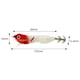 thumbnail image 3 of 103mm LED Luminoso Madera Falsa Camarones Cebo Calamar Jigs Hook Señuelos (Rojo + Blanco), 3 of 5