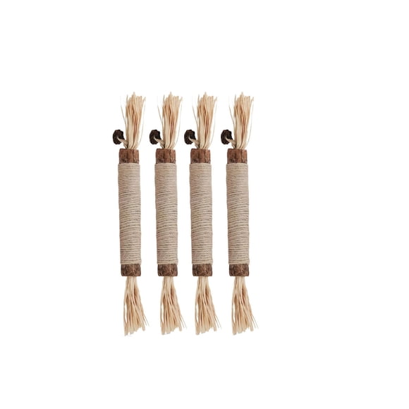 Palitos de vid plateada natural. Palitos de vid plateada para gatos. Masticables para gatos para la limpieza dental. Palitos masticables para gatos