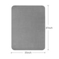 thumbnail image 7 of ANMINY Office Chair Mat for Hardwood Floor 36" x 48" Desk Chair Mat Non-Slip Home Office Protector in Living Room Study Office， Gray, 7 of 7