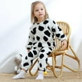 thumbnail image 2 of Pijamas para niños Ropa de otoño e invierno Pijamas de franela Pijamas gruesos con forro polar para niños Conjunto de ropa para el hogar, 2 of 5