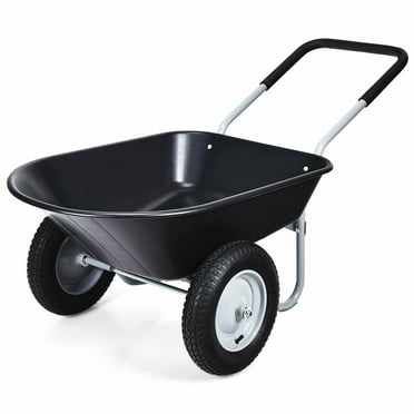 Garden Star 700lb Capacity, 38” x 20” Towable Mesh Garden Utility Cart ...