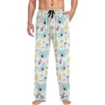 thumbnail image 4 of Top-kevin Colorful Cute Koala With Plants Scandinavian Pajama Pants For Men with Pockets Soft Men Nightwear for Spring Xmas Gifts, 4 of 13