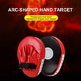 thumbnail image 3 of Boxing Pads Focus Mitts, Curved Hook and Jab Target Hand Pads, Great for MMA, Muay Thai, Kickboxing, Martial Arts, Karate Training, Padded Punching, Coaching Strike Shield，Red, 3 of 7