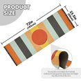 thumbnail image 5 of Yayeee Runner Rug for Bedroom 2'x6' Machine Washable Hallway Non Slip Mat, Stripes and Circle, 5 of 8