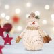 thumbnail image 5 of Decoración navideña Muñeco de nieve Tela impresa para niños Regalos para niños (35x26x19cm), 5 of 5