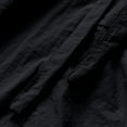 thumbnail image 4 of LMOIPLI Mens Summer Quick Dry Long Shorts Capri Pants Elastic Waist Below Knee 3/4 Relaxed Fit Light Weight Casual Shorts Black XXXXL, 4 of 9