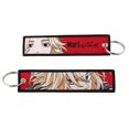 thumbnail image 1 of Anime Key Tag Japanese Embroidery Jet Tag Cars Keychain Men Women Key Ring Holder Jewelry Accessories Gift 1PCS 16, 1 of 6