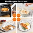 thumbnail image 5 of 11 Inch Microwave Splatter Cover, Microwave Cover for Food with Handle & Adjustable Steam Vents, Anti-Splatter Plate Lid for Heating, Splatter Guard for Microwave Oven, BPA-Free, 5 of 9
