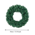 thumbnail image 2 of KUNPENG Value Christmas Wreath 15.75" Affordable Xmas Wreath for Front Door Outdoor Indoor Holiday Season Decor, 2 of 7
