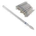 thumbnail image 4 of JUEGO DE 50 BROCAS PARA UNADAS CON MATERIAL DE ESMERIL, CABEZAL MULTIFUNCIAL PARA MANICURA, PEDICURA, Eliminación de Esmalte de Umas, Vástago de 2,35 mm de DiáMetro, 4 of 7