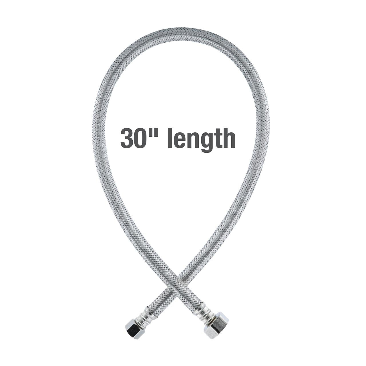 Mainstays 30 inch Stainless Steel Faucet Supply Line Hose (59705)