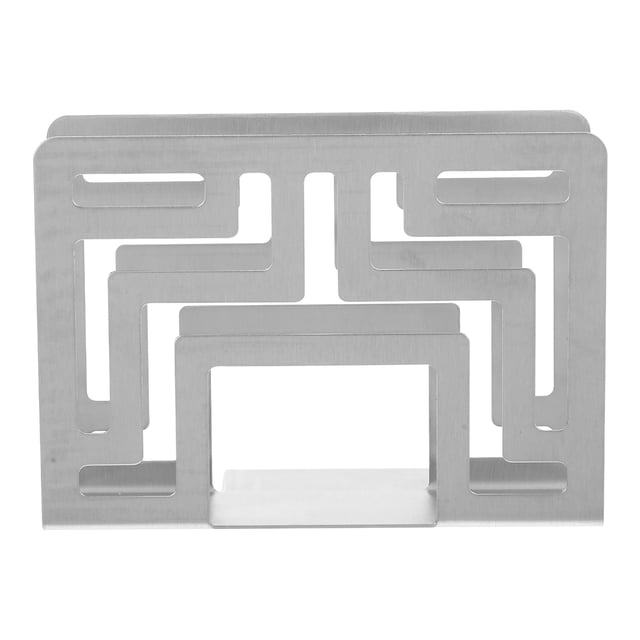 unbranded Soporte De Servilletas De Plateado Con Acabado Resistente Para Uso Doméstico
