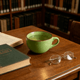 thumbnail image 4 of TELOLY Large Coffee Cup Ceramic Soup Mug with Handles 24 Ounce Oversized Soup Mugs Bowl Porcelain 700 Ml Coffee Tea Cup Soups Ramen Salad Bowl Coffee Cappuccino Cups Large Soup, 4 of 7