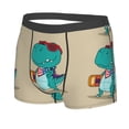 thumbnail image 2 of Naloa Cool Dino Playing Skateboard Print Mens Underwear - Boxers for Men, Classic Briefs for Men, 2 of 9