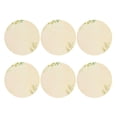 thumbnail image 2 of Disketp Flower Funny Coasters,6 Pcs Leather Coasters With Holder, Perfect Housewarming Hostess Gifts,Protect Furniture From Water Marks Scratch And Damage, 2 of 9