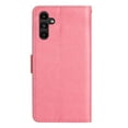 thumbnail image 4 of Designed for Samsung Galaxy A14 5G Case, Wrist Strap Flip Kickstand PU Leather Wallet Case Cash Card Slots Holder, Protective Shockproof Pattern Women Cover for Samsung Galaxy A14 5G, Pink, 4 of 7