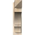 thumbnail image 2 of Ekena Millwork 7 1/2"W x 28"D x 28"H Balboa Smooth Arts and Crafts Outlooker, Douglas Fir, 2 of 4