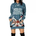 thumbnail image 3 of LDMQZ20211022-vestido holgado de manga larga con capucha para mujer, ropa informal con estampado de estilo navideño para primavera y verano, envío directo, 3 of 4