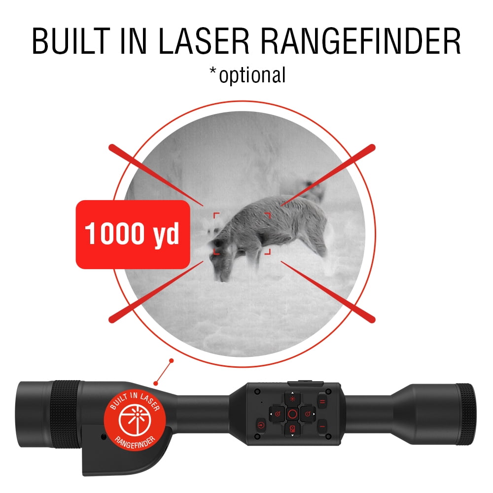 ATN Thor 5 LRF 5-20x,  320x240 12 micron, Smart Thermal Scope with LRF,