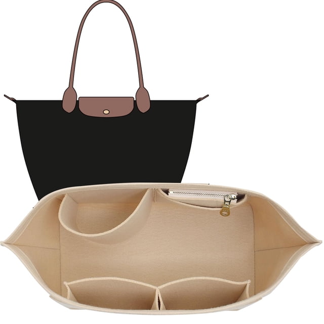 Inserto organizador para bolsos, compatible con OAiKor, Longchamp Medium