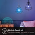 thumbnail image 3 of Kasa Smart - Bombillas WiFi inteligentes regulables que cambian a todo color y funcionan con Alexa y Google Home, A19, 9 W, 800 lúmenes, solo 2,4 GHz, no requiere hub, paquete de 2 (KL125P2, 3 of 11