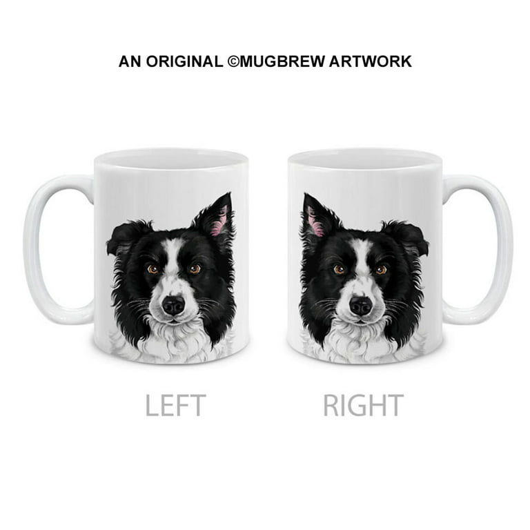 Peek-A-Boo Coffee Mug - Border Print Dog – Natural Life