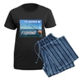 thumbnail image 5 of CafePress - FISHING Pajamas - Women's Short Sleeve Print T-Shirt and Pants Dark Cotton Pajama Set, 5 of 7