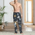 thumbnail image 2 of Naloa Space Cars Pajama Pants Men, PJ Bottoms, Sleep & Lounge Pants-Medium, 2 of 6