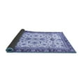 thumbnail image 2 of Ahgly Company Indoor Round Oriental Blue Traditional Area Rugs, 5' Round, 2 of 4