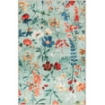 thumbnail image 2 of BERTHMEER 2'x3' Small Green Area Rugs for Bathroom Bedroom Entryway Kitchen Dorm Entrance Non Slip Washable Floral Vintage Oriental Flower Rugs, 2 of 7
