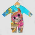 thumbnail image 4 of Super Kitties Baby Footless Rompers, Long Sleeve Baby Onesie Jumpsuit for Boys Girls, 4 of 8