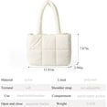 thumbnail image 2 of LinYooLi Puffer Tote Bag,Trendy Puffy Bags for Women Light Winter Down Cotton Padded Quilted Tote Bag Shoulder Bag, 2 of 6