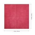 thumbnail image 2 of SHOWERORO 50 Pcs Serviettes Jetables Rouges Foncées Absorbantes Efficaces en Pâte de Bois Naturelle, 2 of 8