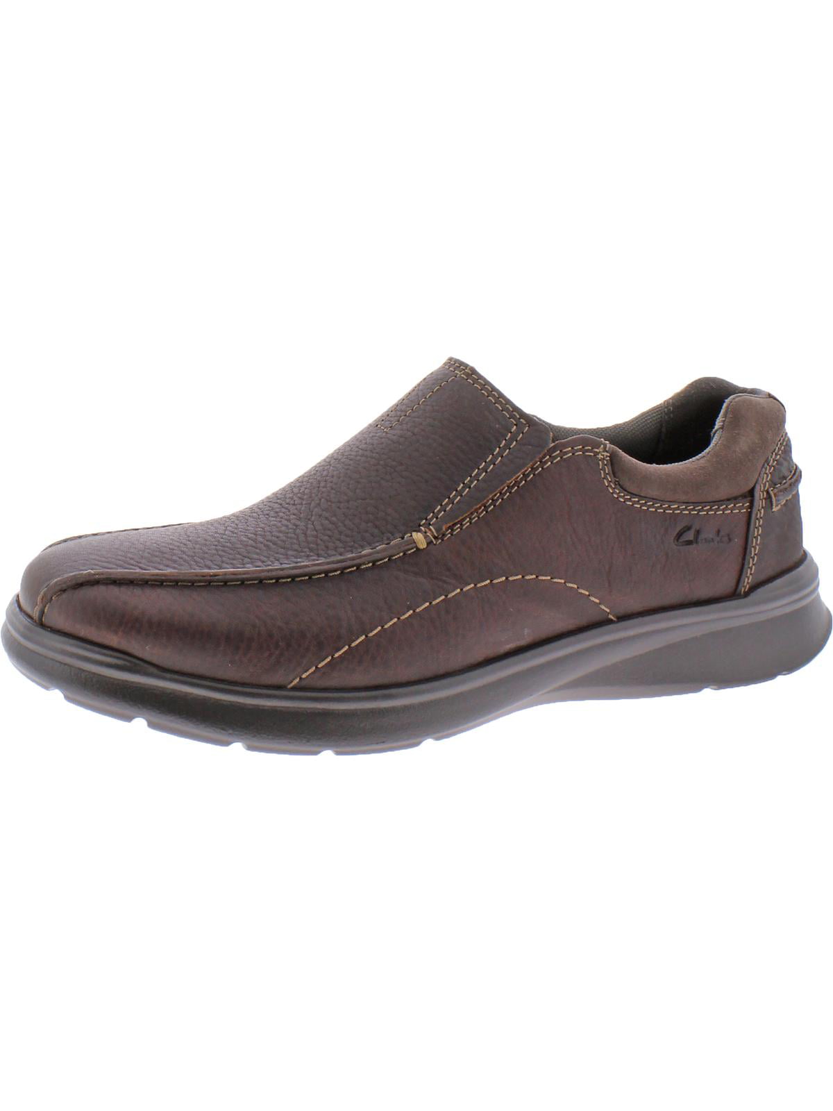 Clarks - Clarks Mens Cotrell Step Leather Pebbled Loafers - Walmart.com ...