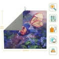 thumbnail image 3 of XMXT Microfiber Drying Mats, Color Butterfly Watercolor Painting Absorbent Dish Drying Mat for Kitchen Counter, 16 x 18 inches, 3 of 9