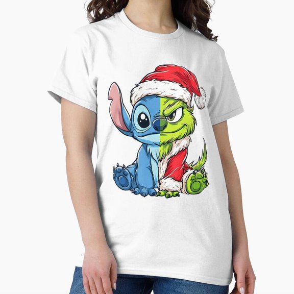 Christmas Green Monster Holiday Festive Graphic Unisex T-Shirt up to size 5XL